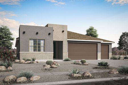 New construction Single-Family house 14755 W Lariat Trl, Surprise, AZ 85387 Blush- photo 1 1