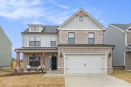 New construction Single-Family house 3133 Dowsing Lane, Powder Springs, GA 30127 Axley- photo 0