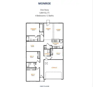 New construction Single-Family house 852 Bluffview Dr, Cleburne, TX 76031 plan Monroe - image