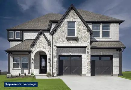 New construction Single-Family house 1400 Migration Wy, Mansfield, TX 76063 plan Princeton 2F-EW - image