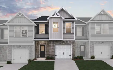 New construction Townhouse house 8330 Columbia Ct, Palmetto, GA 30268 - image