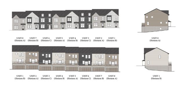 New construction Townhouse house 467 Buford Highway NE, Sugar Hill, GA 30518 plan Horizon - image