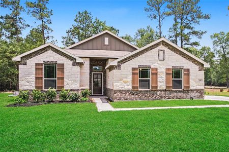 New construction Single-Family house 13411 Maverick Trail Road, Conroe, TX 77303 Jackson- photo 0