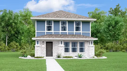 New construction Single-Family house 215 Bugbee, Kyle, TX 78640 plan Rosedale - image