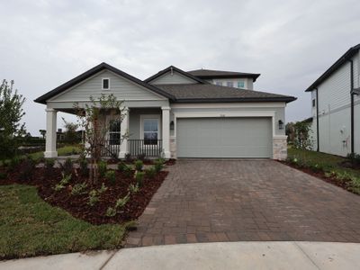 New construction Single-Family house 5516 Maydale Ave, Wesley Chapel, FL 33545 plan Newport II Bonus - image
