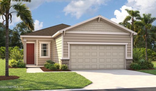 New construction Single-Family house 2572 Renegade Lane, Jacksonville, FL 32254 Balsam- photo 0