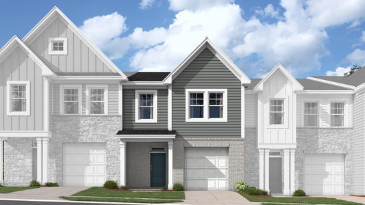 New construction Townhouse house 401 Barrington Run Boulevard, Zebulon, NC 27597 - photo 0