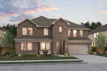 New construction Single-Family house 1016 Longbow Trl, Justin, TX 76247 plan Versailles ESP - image