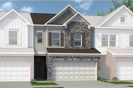 New construction Townhouse house 210 Bastian Dr, Unit 109, Villa Rica, GA 30180 Maddux II- photo 0