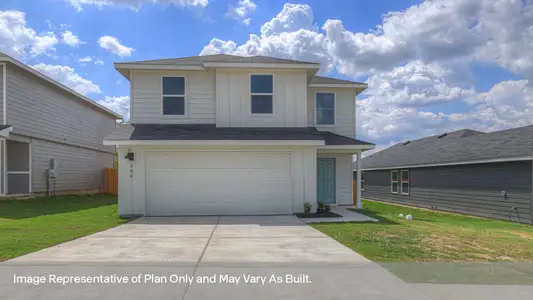 New construction Single-Family house 2205 Lionheart Dr, Luling, TX 78648 plan The Davis - image