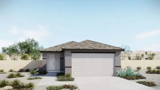 New construction Single-Family house 7470 S Bullseye Wy, Tucson, AZ 85756 plan Bisque - image