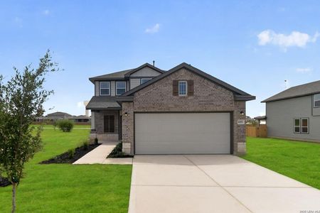 New construction Single-Family house 16435 Ginger Xing, Elmendorf, TX 78112 plan Matagorda - image