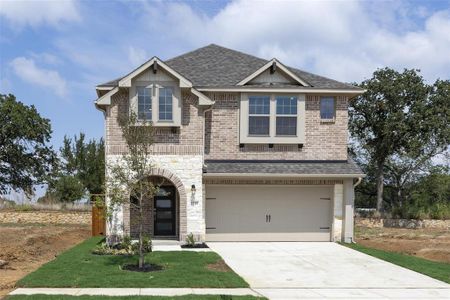 New construction Single-Family house 1740 Edgeway Drive, Aubrey, TX 76227 Fannin- photo 0