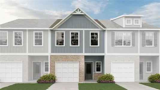 New construction Townhouse house 82 Vickers Point Dr, Fairburn, GA 30213 - image