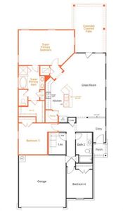 Actual floorplan of home