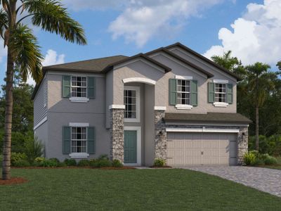 New construction Single-Family house 12324 Stirrup Dr, Dade City, FL 33525 plan Malibu - image