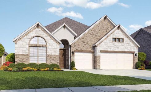 New construction Single-Family house 1728 Scenic Heights Ln, Georgetown, TX 78628 Classic Series - Villanova- photo 0