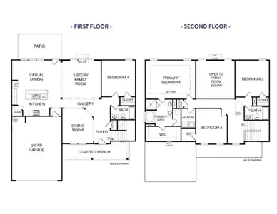 New construction Single-Family house 1140 Tupelo Ln, Loganville, GA 30052 plan (GA)Hayden A.4 3 Front Entry - image