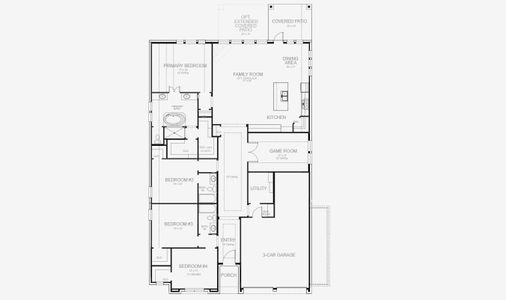 New construction Single-Family house 22019 Rustic Holw, San Antonio, TX 78258 plan 2493W - image
