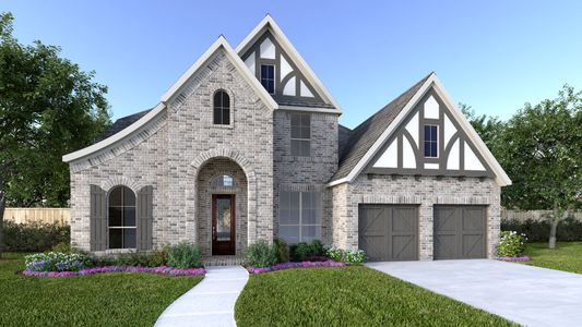 New construction Single-Family house 1937 Roundtree Cir W, Aledo, TX 76008 plan 566A - image