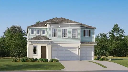 New construction Single-Family house 1310 Cattawood Pass, Zephyrhills, FL 33541 plan McGinnis - image