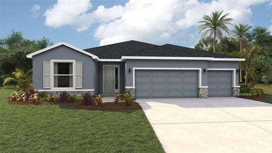 New construction Single-Family house 10429 Woodland Garden Wy, Parrish, FL 34219 plan Hawthorne - image