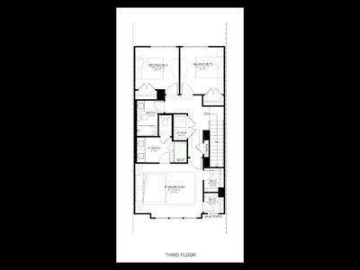 New construction Townhouse house 2420 Adrift Rd, Fuquay Varina, NC 27526 plan Cora - Midtown Collection - image 5