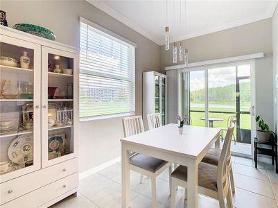 Dining area with views