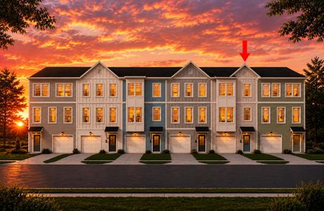 New construction Townhouse house 530 Heathwood Wy, Summerville, SC 29486 plan Armfield - image