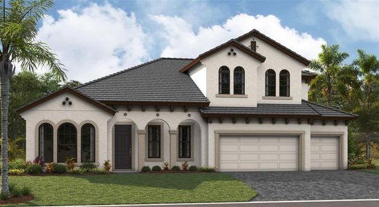 New construction Single-Family house 12822 Daleridge Place, Riverview, FL 33579 Key Largo II- photo 0