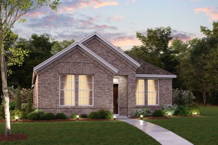 New construction Single-Family house 1048 Tarryhill Dr, Crowley, TX 76036 plan Camellia - Cottage Series - image