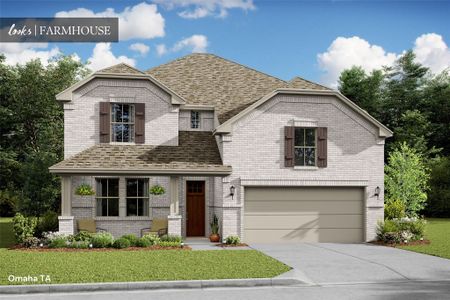 New construction Single-Family house 29415 Meadowcreek Hill Dr, Waller, TX 77484 Omaha- photo 0