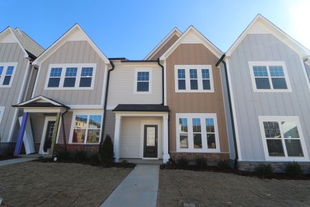 New construction Townhouse house 3197 Mission Olive Pl, New Hill, NC 27562 Hazelnut - Townhome Series- photo 89 89