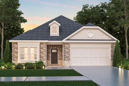 New construction Single-Family house 11820 Whirlaway Dr, Willis, TX 77318 Linden- photo 0