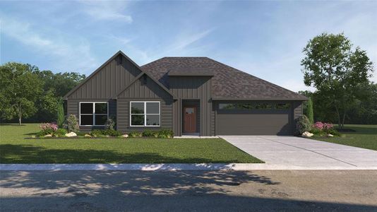 New construction Single-Family house 225 Sandstone Cir, Granbury, TX 76048 plan Harrison - image