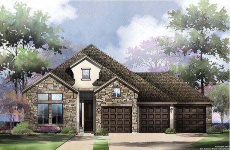 New construction Single-Family house 3030 Agar Park, Bulverde, TX 78163 Adams : 50-2127F.1- photo 0 0