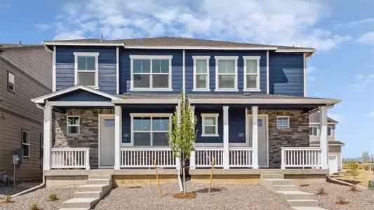 New construction Single-Family house 22624 E 6Th Pl, Aurora, CO 80018 plan Melbourne - image