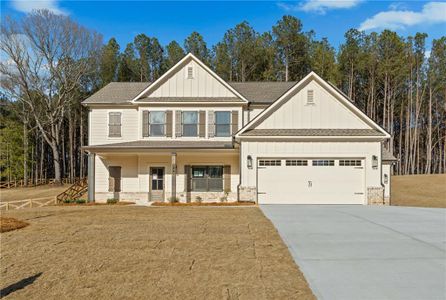 New construction Single-Family house 1175 Cherry Bark Ct, Loganville, GA 30052 plan (GA)The Hayden | Front Entry - image