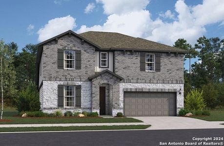 New construction Single-Family house 6422 Morgan Glen, San Antonio, TX 78253 Rainier- photo 0