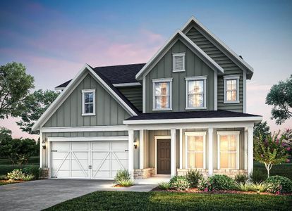 New construction Single-Family house 4735 Wilderness Trl, Flowery Branch, GA 30542 plan Continental - image