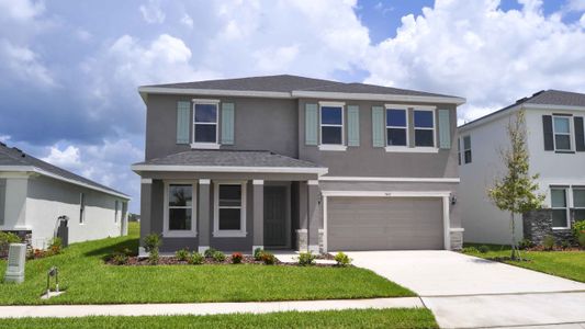 New construction Single-Family house 9443 Bella Mar Trl, Parrish, FL 34219 plan Hemingway - image