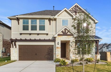 New construction Single-Family house 100 Darlington Ct, Liberty Hill, TX 78642 plan Caldwell - image