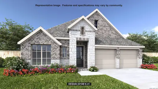 New construction Single-Family house 2917 Hops Cone, Seguin, TX 78155 plan 2574W - image