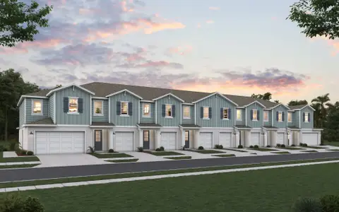 New construction Townhouse house 31837 Kestrel Calling Dr, San Antonio, FL 33576 plan The Sand Dollar - image