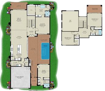 New construction Single-Family house 3001 Kensington Ave, Davenport, FL 33837 plan Courtyard 50 - image 5