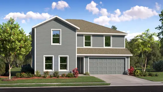 New construction Single-Family house 10231 Hazy Embers Ln, Hudson, FL 34667 plan Ruth - image