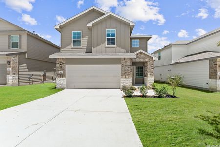 New construction Single-Family house 262 Pigeon Grn, San Antonio, TX 78253 plan The Emma - image