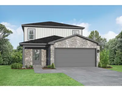 New construction Single-Family house 4997 Mala Vida, San Antonio, TX 78222 plan The Sabine C - image