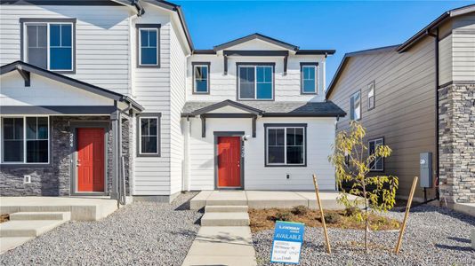 New construction Duplex house 250 Shoveler Way, Johnstown, CO 80534 Denali- photo 0