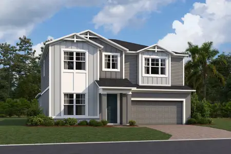 New construction Single-Family house 754 River Stone Trl, Sanford, FL 32771 plan Cambria - image